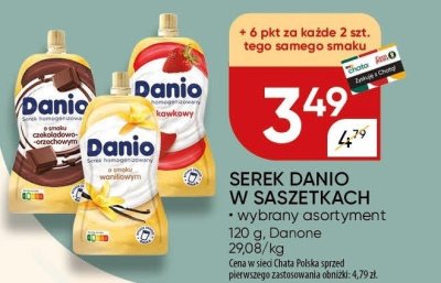 Serek Danio w saszetkach wybrany asortyment promocja w Chata Polska