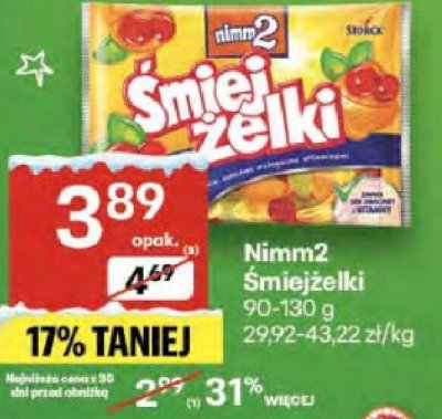 Draże Nimm2 Śmiejżelki promocja w Delikatesy Centrum