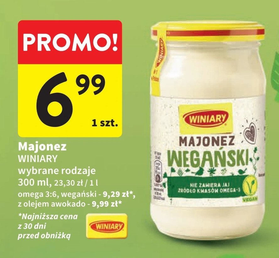 Majonez omega 3:6 Winiary promocja