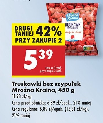 Truskawki Mroźna kraina promocja