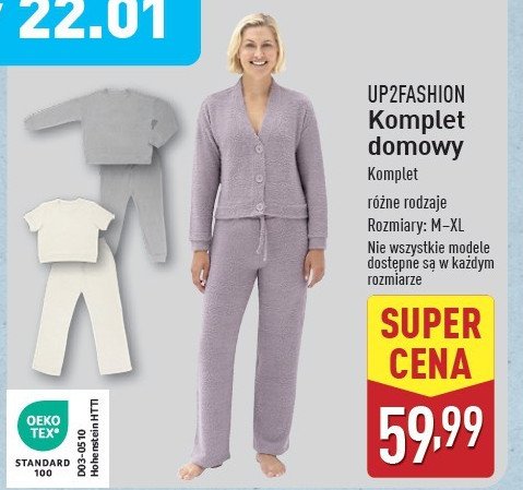 Komplet domowy m-xl Up2fashion promocja w Aldi