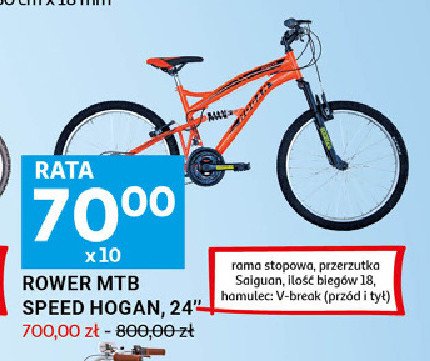 Rower speed hogan 24'' Mtb promocja