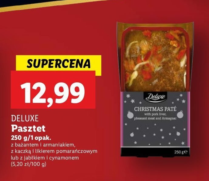 Pasztet z bażantem i armaniakiem Deluxe promocja