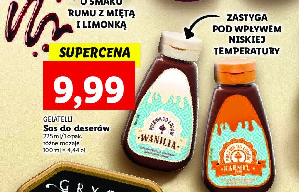 Sos do lod贸w waniliowy Gelatelli promocja