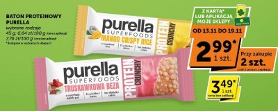 Baton proteinowy Purella Truskawkowa Beża promocja w Groszek