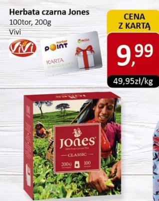 Herbata czarna Jones promocja w Market Point