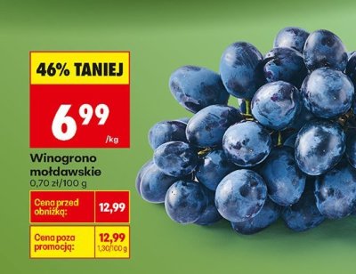Winogrona moldawskie promocja w Biedronka