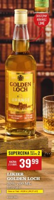 Likier Golden Loch Orange 30% 700 ml promocja w Biedronka