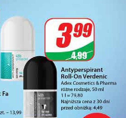 Antyperspirant Verdenic promocja