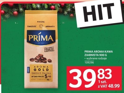 Kawa Prima Aroma ziarnista 900 g • wybrane rodzaje promocja w Selgros