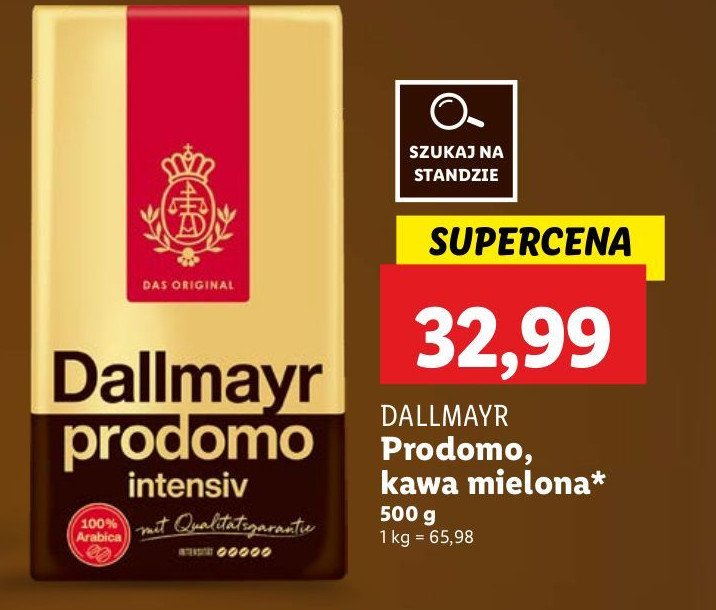 Kawa intensiv Dallmayr prodomo promocja