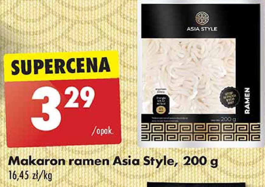 Makaron ramen Asia style promocja