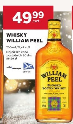 Whisky William Peel 700 ml promocja w Stokrotka