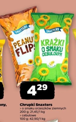 Chrupki o smaku orzeszków ziemnych promocja w Netto