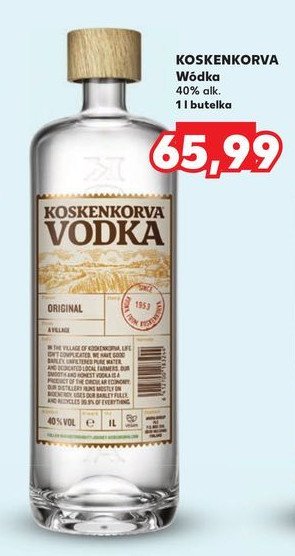 Wódka KOSKENKORVA ORIGINAL promocja w Kaufland