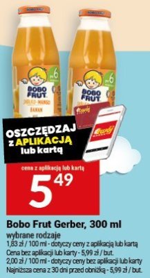 Bobo Frut Gerber, 300 ml promocja w Twój Market