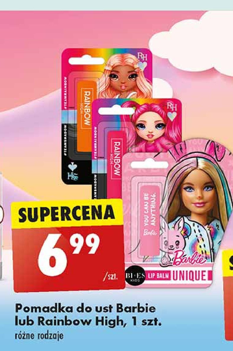 Pomadka do ust rainbow high promocja