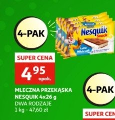 Mleczna kanapka kakao NESQUIK SNACK promocja