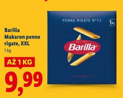 Makaron penne rigate Barilla, XXL promocja w Lidl