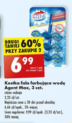 Zawieszka do wc citrus twist Agent max active & colour promocja