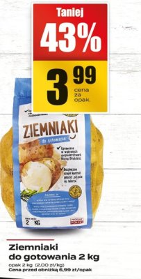 Ziemniaki do gotowania 2 kg promocja w Supeco