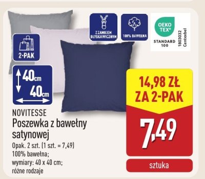 Poszewka z bawełny satynowej promocja w Aldi