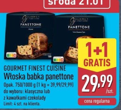 Włoska babka panettone promocja w Aldi