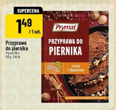 Przyprawa do piernika Prymat promocja w POLOmarket