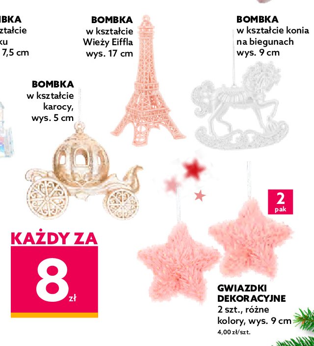 Bombka wie偶a eiffla 17 cm promocja