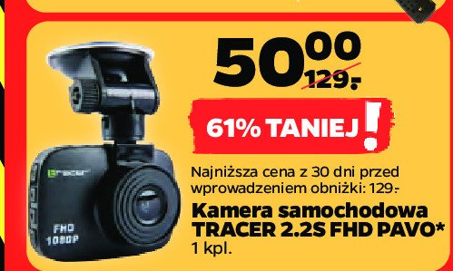 Kamera samochodowa pavo Tracer promocja