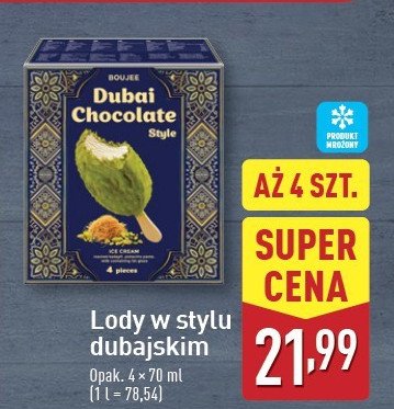 Lody dubai chocolate Boujee promocja