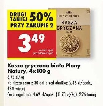 Kasza gryczana biała Plony natury promocja