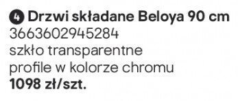 Kabina prysznicowa kwadratowa Beloya 90 cm promocja w Castorama