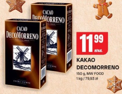 Kakao DecoMorreno MW FOOD promocja w Chorten