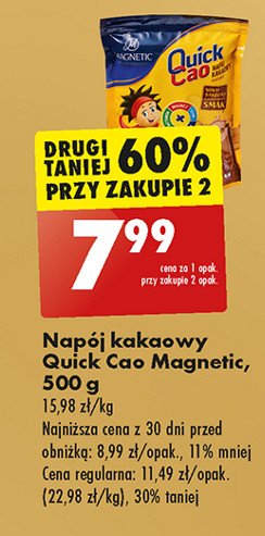 Napój kakaowy Magnetic promocja