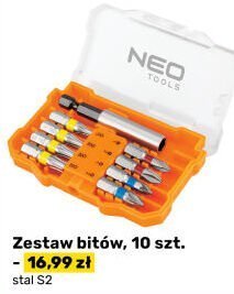 Zestaw bitów 10 szt. stal S2 promocja w Bricomarche
