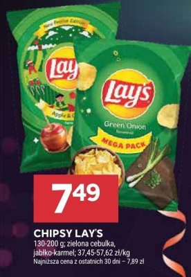 Chipsy Lay's zielona cebulka promocja w Stokrotka