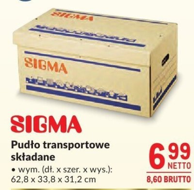 Pudło transportowe Sigma promocja w Makro