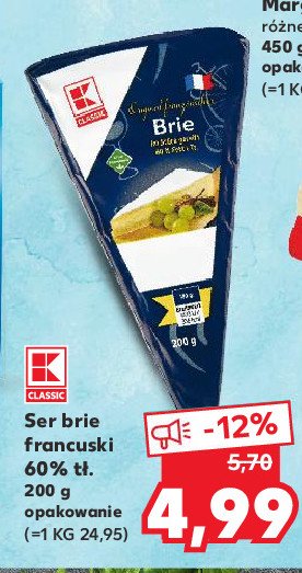 Brie de france K-classic promocje