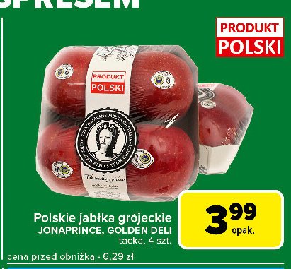 Jabłka grójeckie golden deli promocja