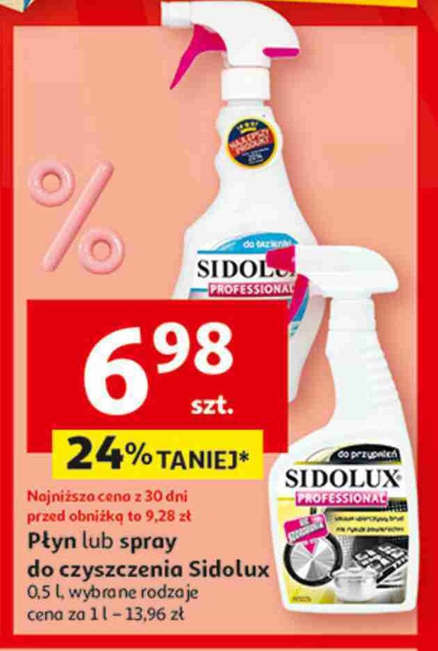 Spray do przypaleń Sidolux professional promocja