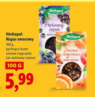 Napar owocowy Herbapol pachnący lasem promocja w Lidl