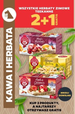 Herbaty zimowe, różne rodzaje 2+1 GRATIS promocja w Netto