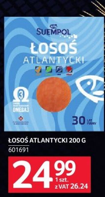 Łosoś atlantycki 200 g promocja w Selgros