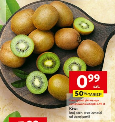 Owoce kiwi, kraj poch. w zależności od danej partii promocja w Auchan