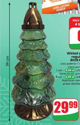 Znicz szklany S-861 czas palenia 65h promocja w Dino