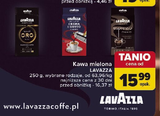 Kawa Lavazza crema & gusto promocja