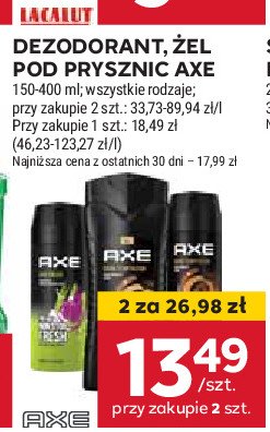 Zel pod prysznic Axe epic fresh promocja w Stokrotka
