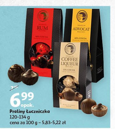 Praliny premium coffee liqueur Łuczniczka promocja