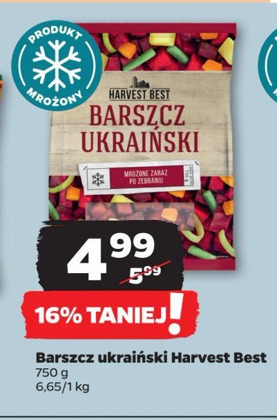 Barszcz ukraiński Harvest best promocja